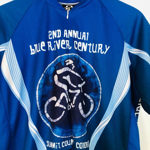 Pactimo Men's Cycling Jersey Sz XL Short Sleeve Live Strong 3/4 Zip Colorado - Picture 4 of 9